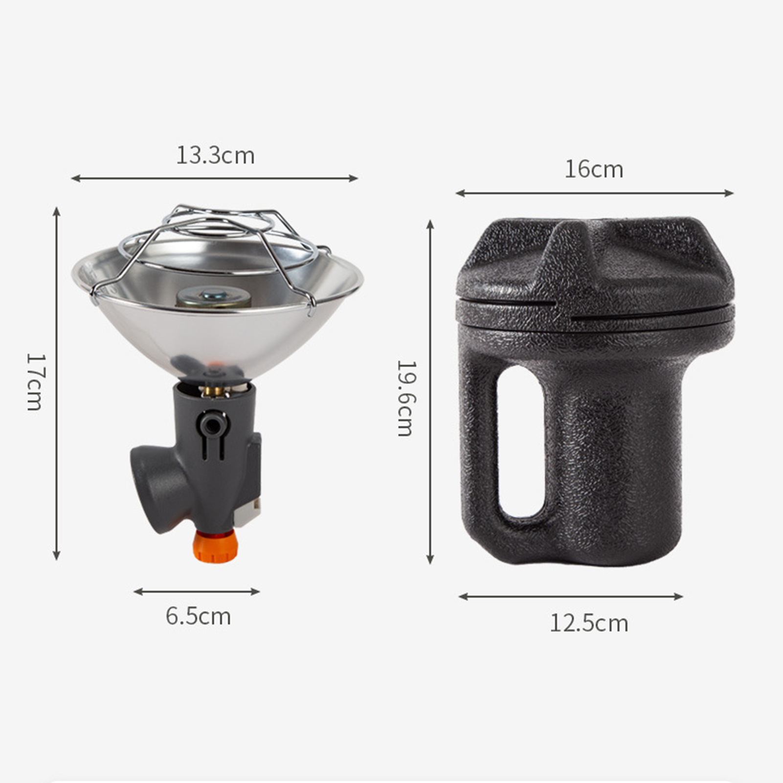 Portable Gas Heater Portable Camping Gas Heater with Rapid Heating Safe Efficient Space Heater for Tents. 