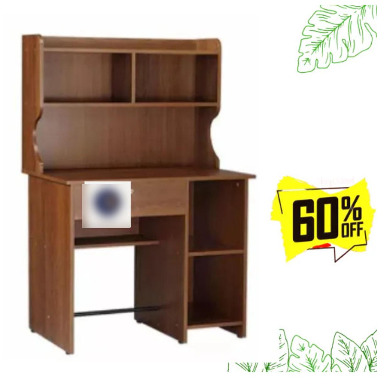 Reading Table and Study Desk with Storage and Lock