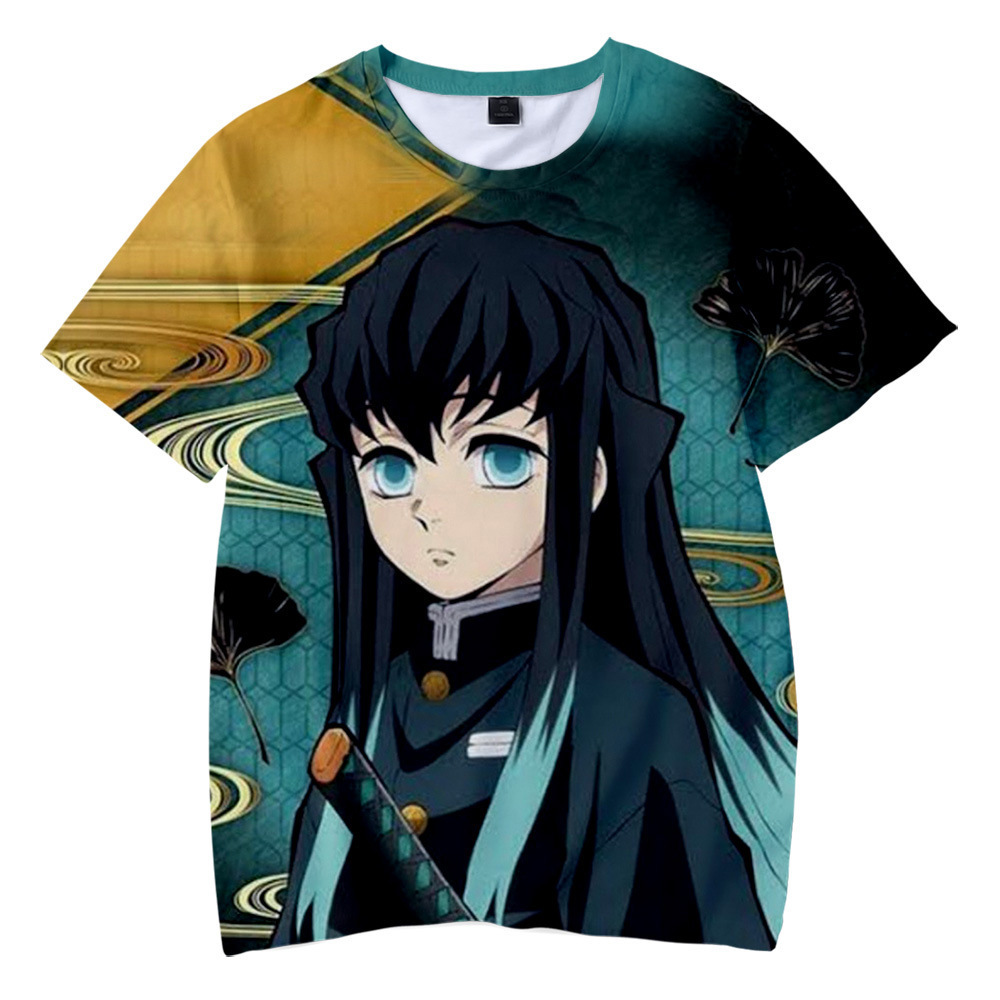 Anime Demon Slayer 3D Print T Shirt Kimetsu No Yaiba Summer Adult Top Kamado Tanjiro Nezuko Japanese Cartoon T-shirt. 