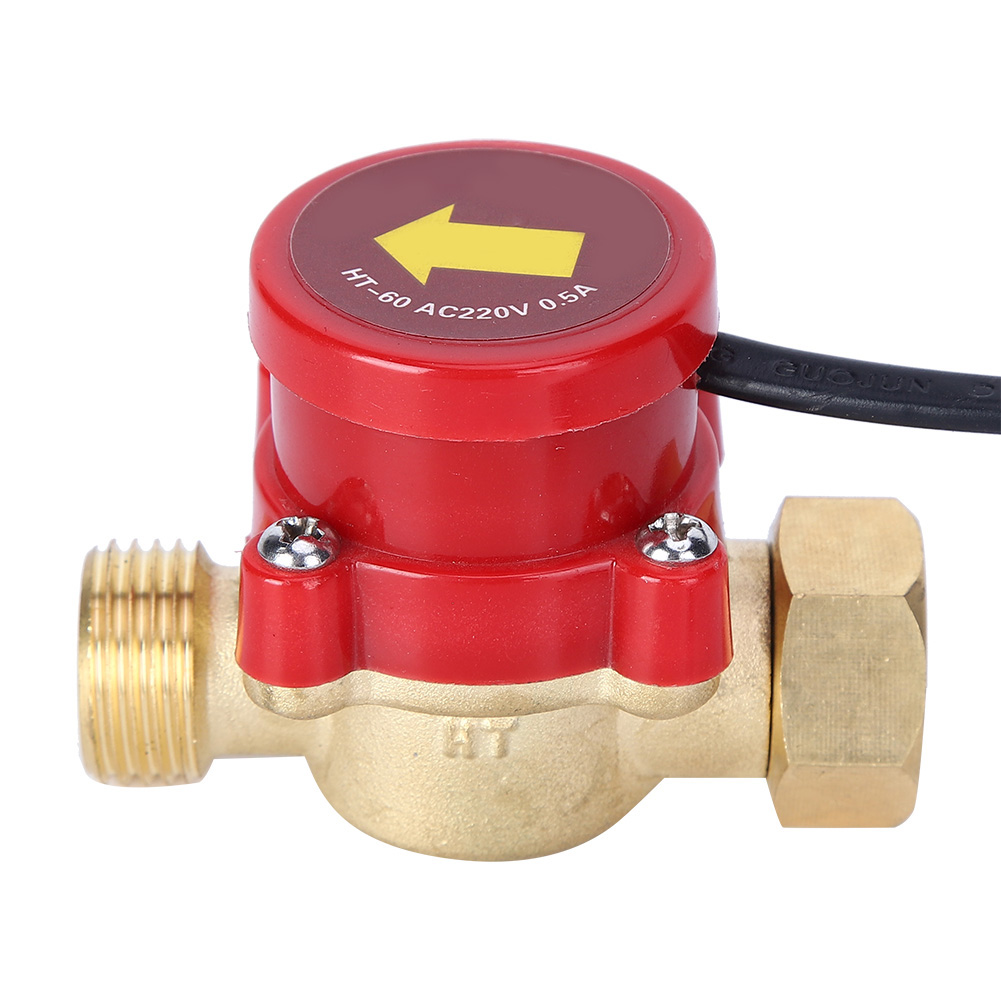 Water Pump Flow Sensor Pressure Automatic Control Switch HT‑60 4‑4 220V 60W G1/2in. 