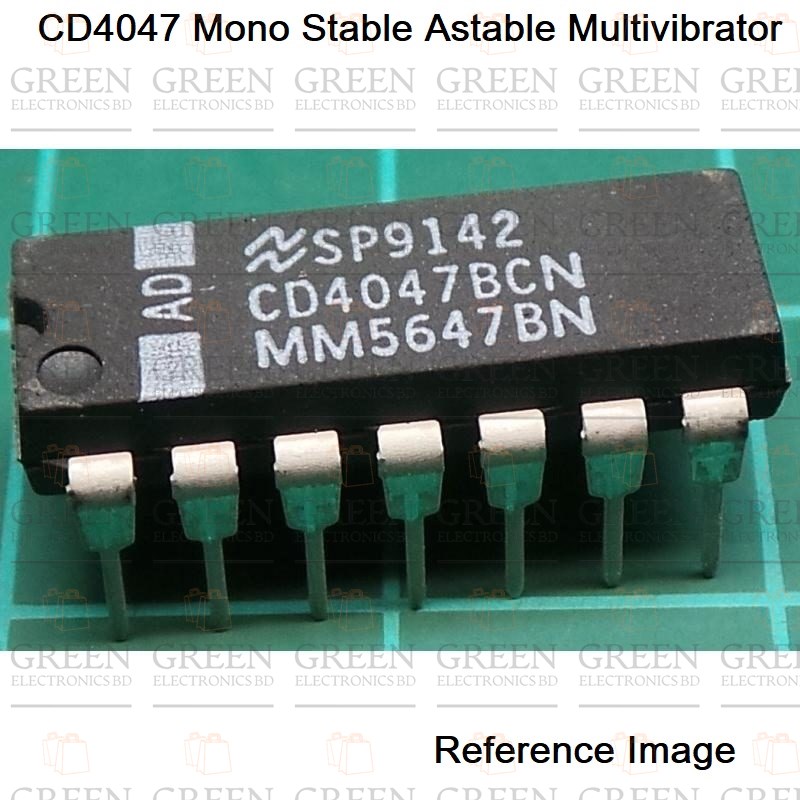 2Pcs CD4047 IC CD 4047 DIP 14 Pin IC. 