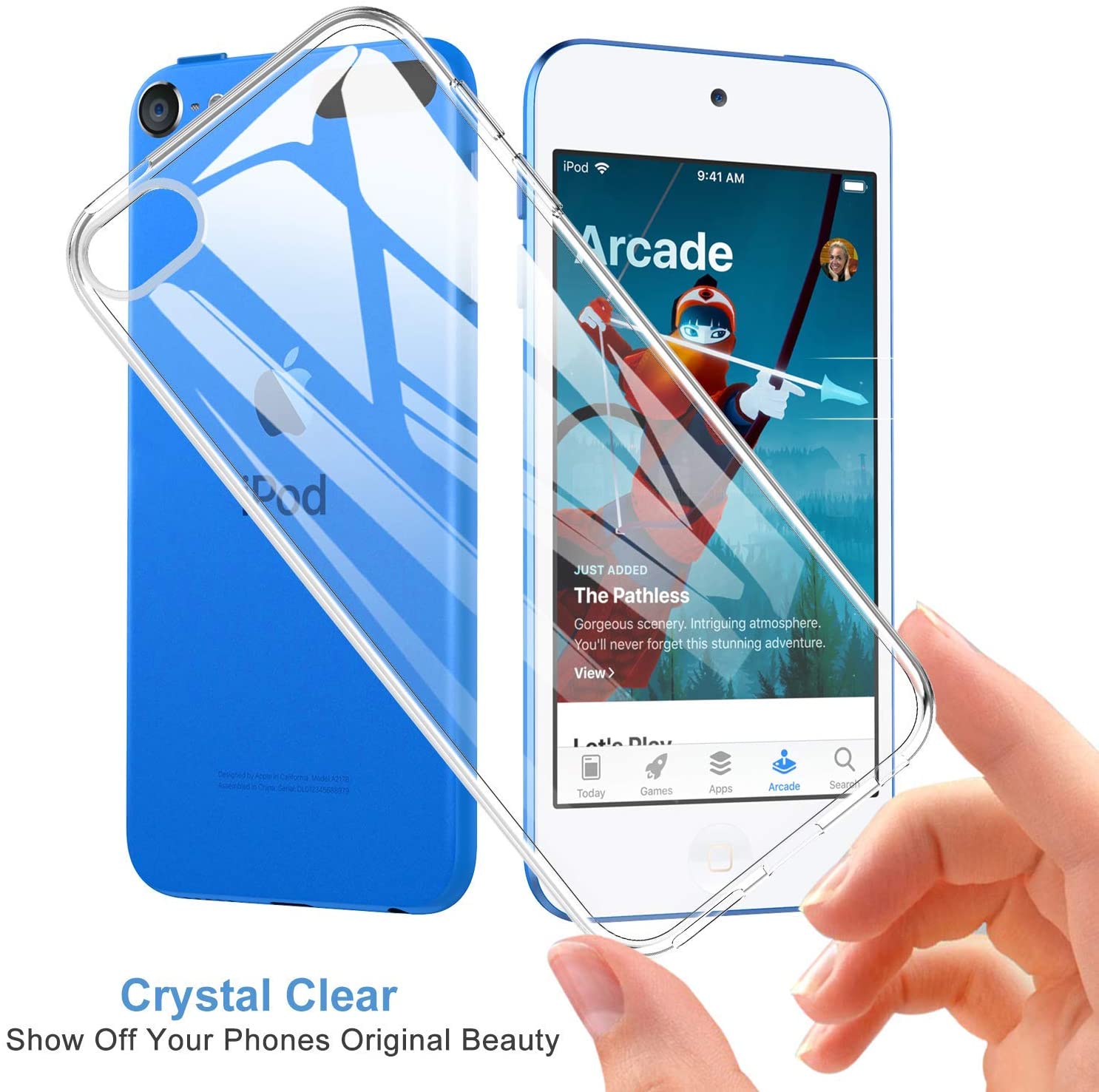 Ultra Thin Clear Soft TPU Back Case Cover For Apple iPod Touch 5th 6th 7th Gen Touch5 Touch6 Touch7. 
