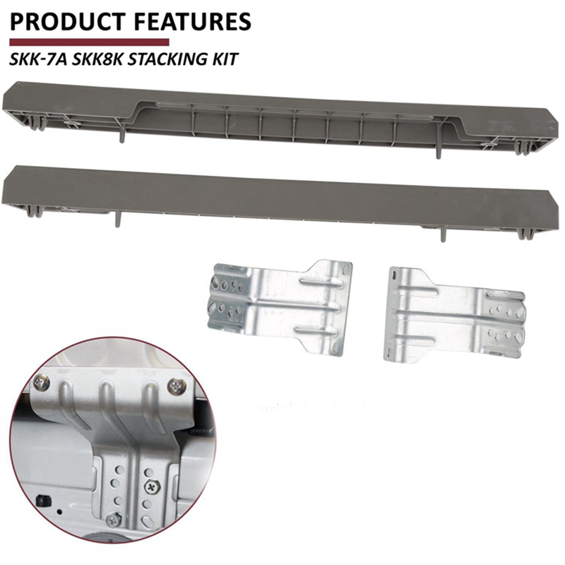 Skk-7A Stacking Kit - Replacing with Sam-Sung Washer and Dryer - Replacement Parts Replaces Part Numbers: Skk-7A, Sk-5A, Sk-5Axaa and More Steel. 