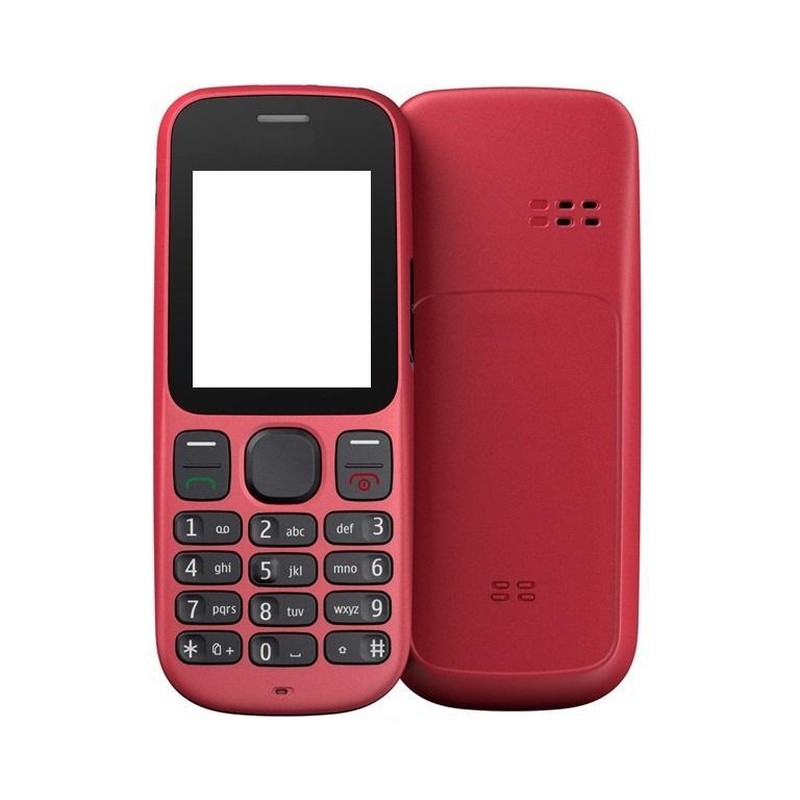 Nokia 100 Front & Back Side Mobile Casing / Cashing with Keypad - Camera. 