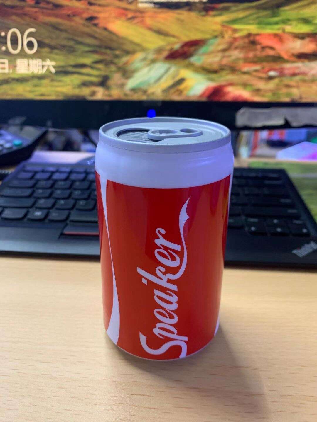 New wireless Bluetooth speaker Pepsi can Sprite mini portable subwoofer card insertion sound phone. 