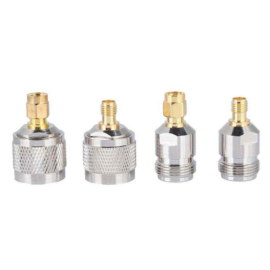 4× SMA to N Adapter Male/Female RF Coaxial Connector 50 ohms. 