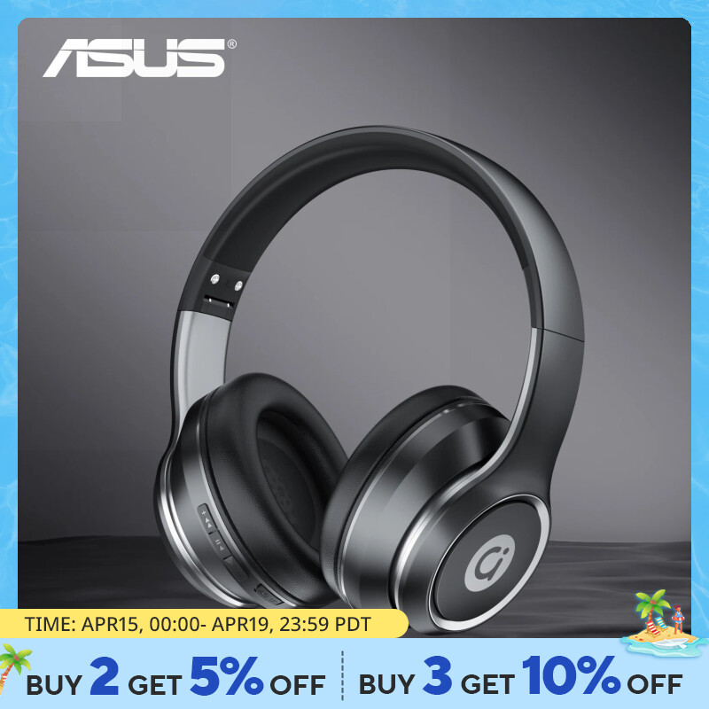 ASUS Wireless D96 Bluetooth Headset Gaming Ultra Low Latency Long Life Volume Control 5.3 Chip