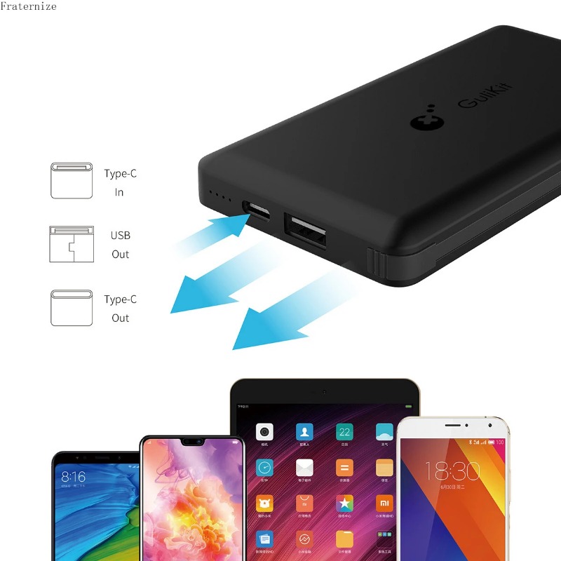 Gulikit NS01 For Nintendo Switch 10000mAh Portable Power Bank Back Clip Power Pack Phone Tablet USB TypeC External Fast Charging Battery Case. 