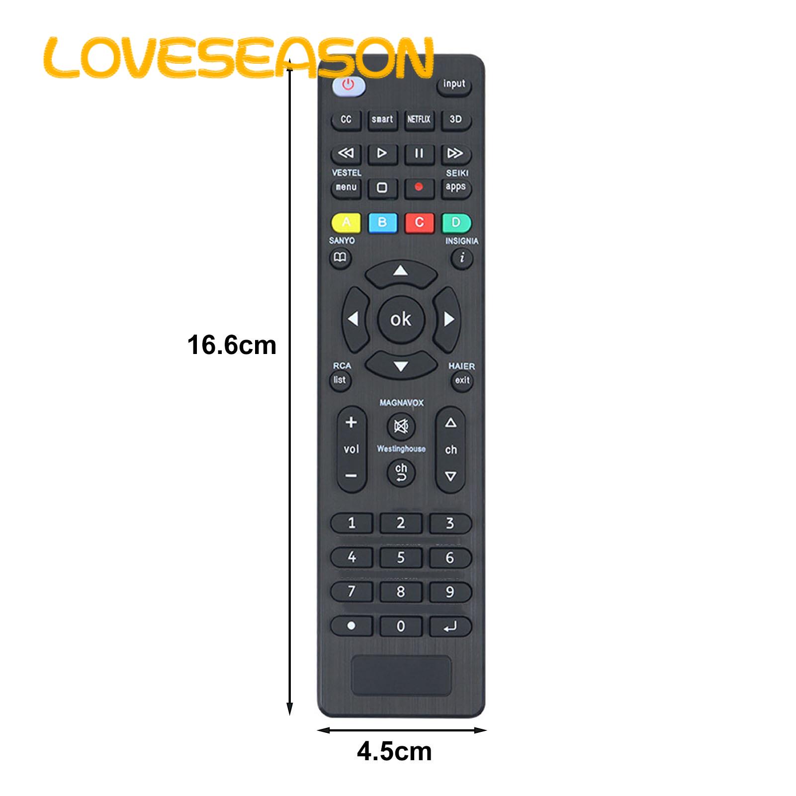Loveseason TV Remote Control High Sensitivity Smart Television Remote Control Replement. 