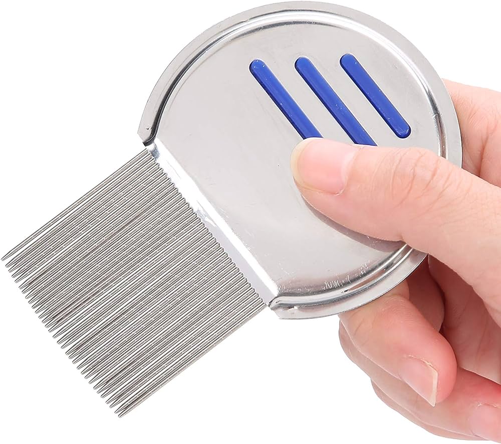 Lice Terminator Comb And All Nit Egg Free - Professional Stainless Steel Lice Removal Comb. 