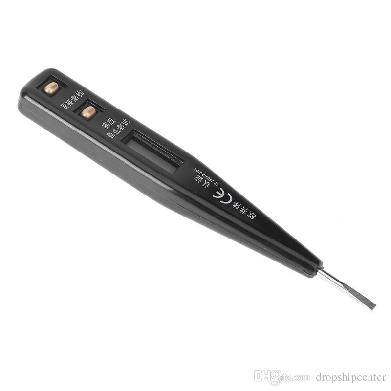 Digital Voltage Detector Continuity Tester - Digital Electric Tester AC DC 12-250V Voltage Tester Pen - Practical Testing Tool. 