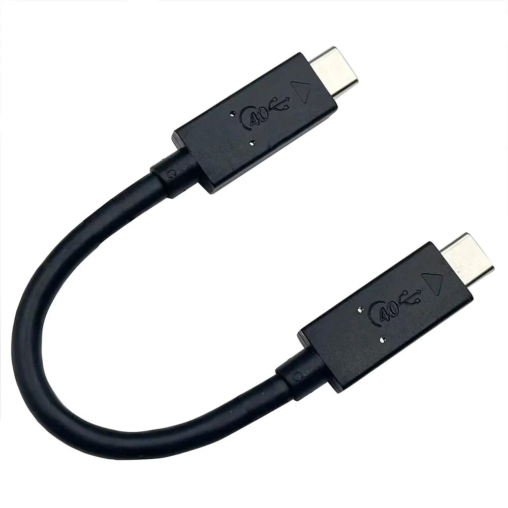 USB4 Cable 40Gbps Short USB4.0 Type C Cable 8K 60Hz USB-C to USB-C Cable for SanDisk Extreme Portable SSD Samsung T7 T5 LaCie. 