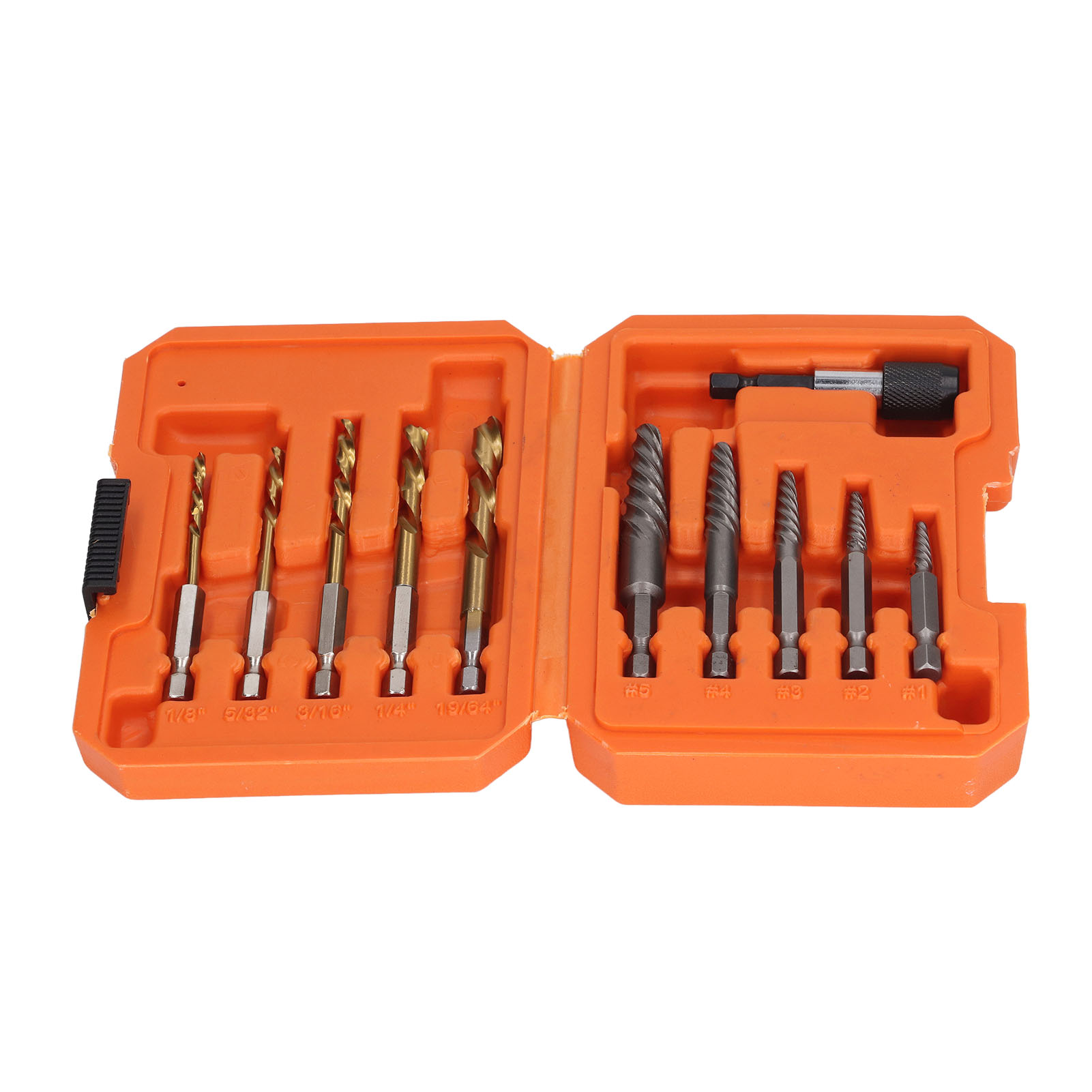 Bolt Extractor Set, Easy To Operate 11Pcs Damaged Screw Extractor Kit for Home. 
