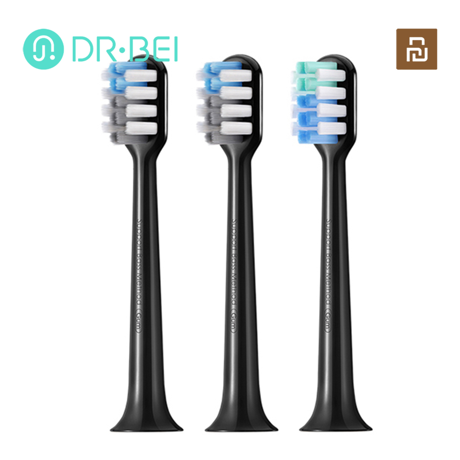 NYT 3Pcs · Toothbrush Part Ultrasonic Lightweight Ultra-Fine Bristles Tooth Cleaner Brushes Head For By-V12
