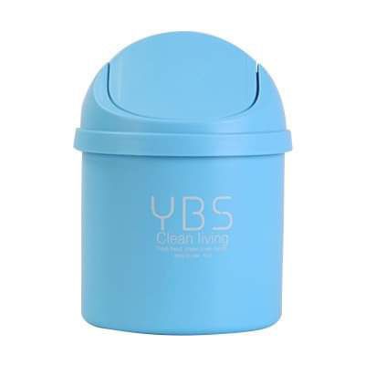 Mini Waste Bin Trash Mini Trash Can with Lid Mini Desktop Swing-lid Trash Can Bathroom Garbage Can with Cover Home Office room. 