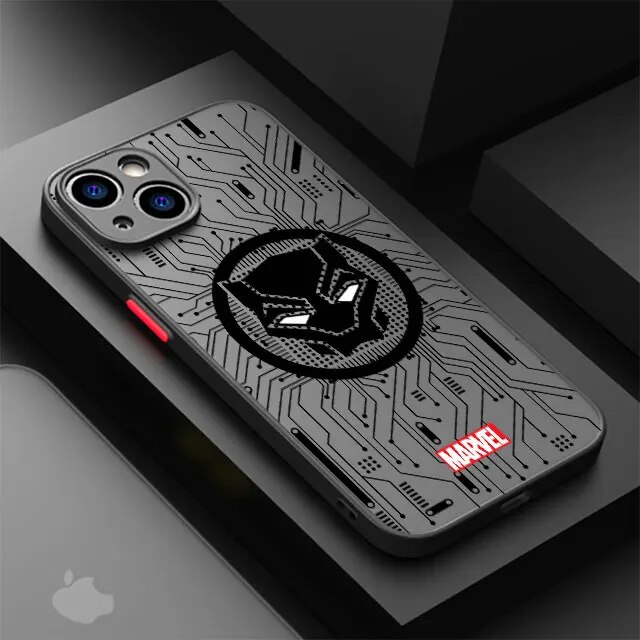 Phone Case for Apple iPhone 8 Plus XS X 12 Mini 7 6S 11 Pro 15 Pro SE 14 Pro Max 13 XR Cover Marvel Spider Man Iron Man. 