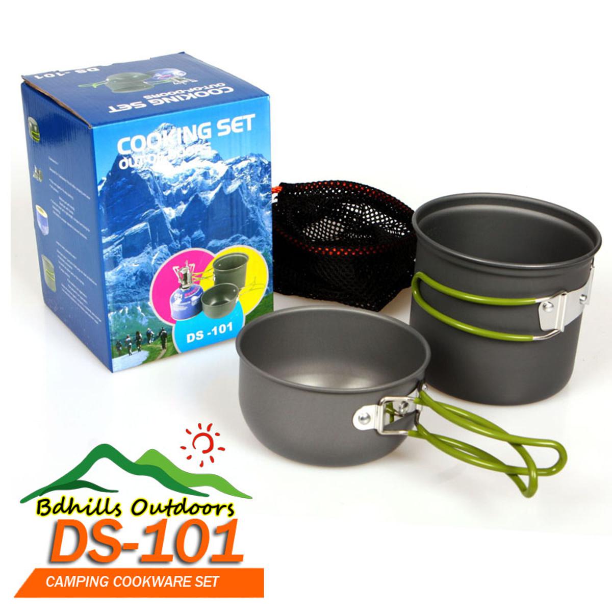 Bdhills Foldable Camping Cookware Cooking Set DS-101