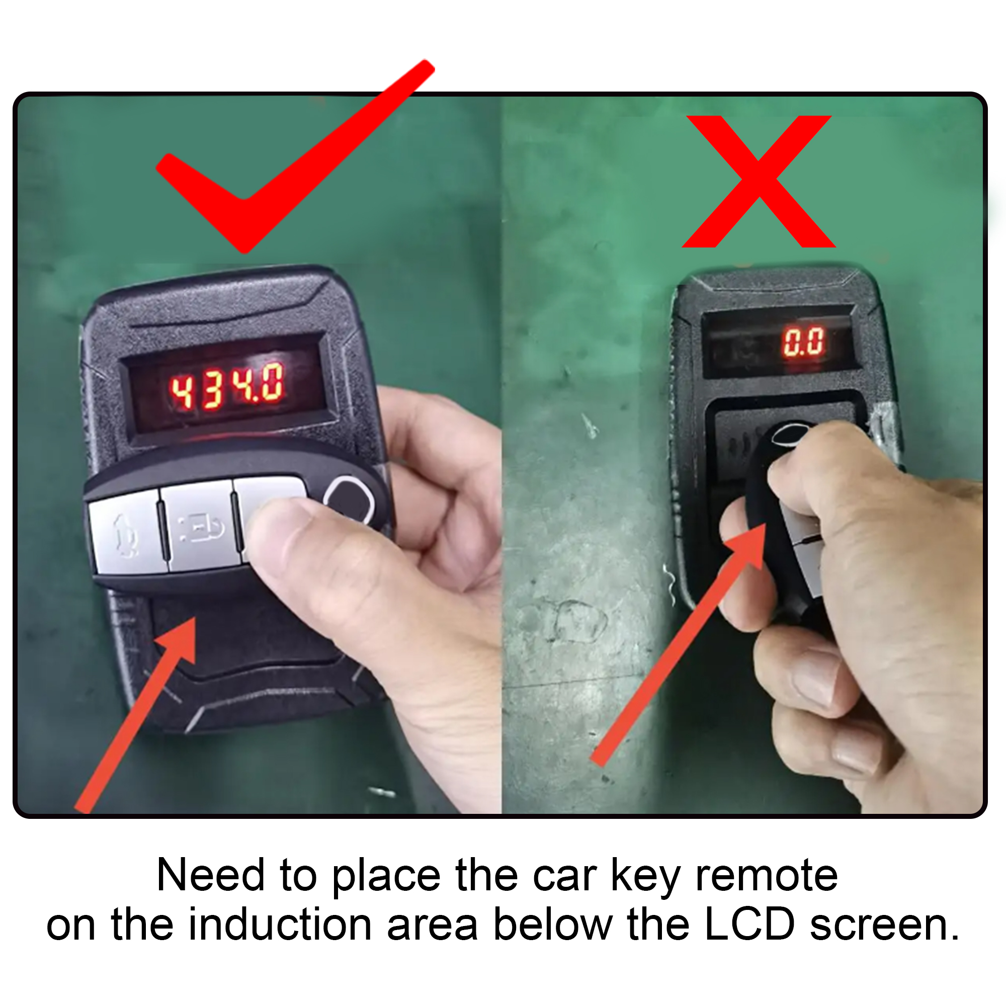 WOYO Frequency Tester Car Key 10-1000MHZ, PL001 Door TV RF IR Remote Control Tester Detector Inspection Tool, 315,433,868,902MHZ. 