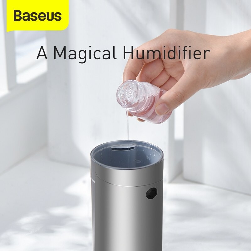 Baseus Car Air Humidifier Purifier Aroma Essential Oil Diffuser Auto Nano Disinfectant Diffuser Air Freshener For Home Office. 