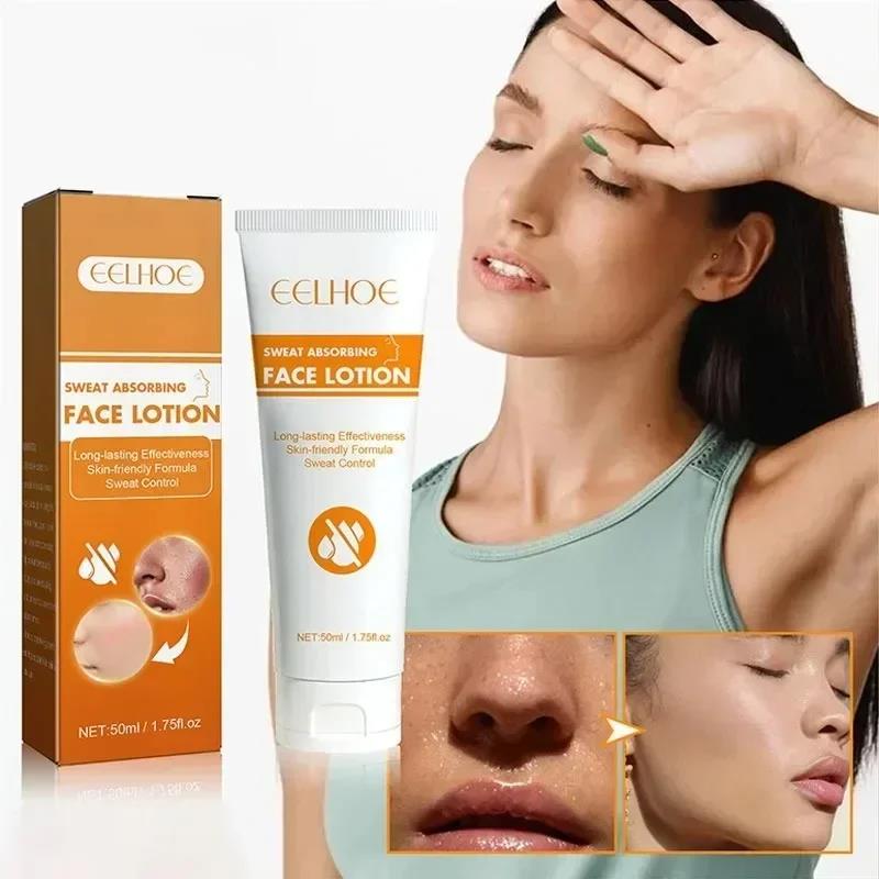 Face Antiperspirant Anti Sweat Forehead Scalp And Oily Face Control Sweat Absorbing Face Lotion Skin-friendly Formula 50ml. 