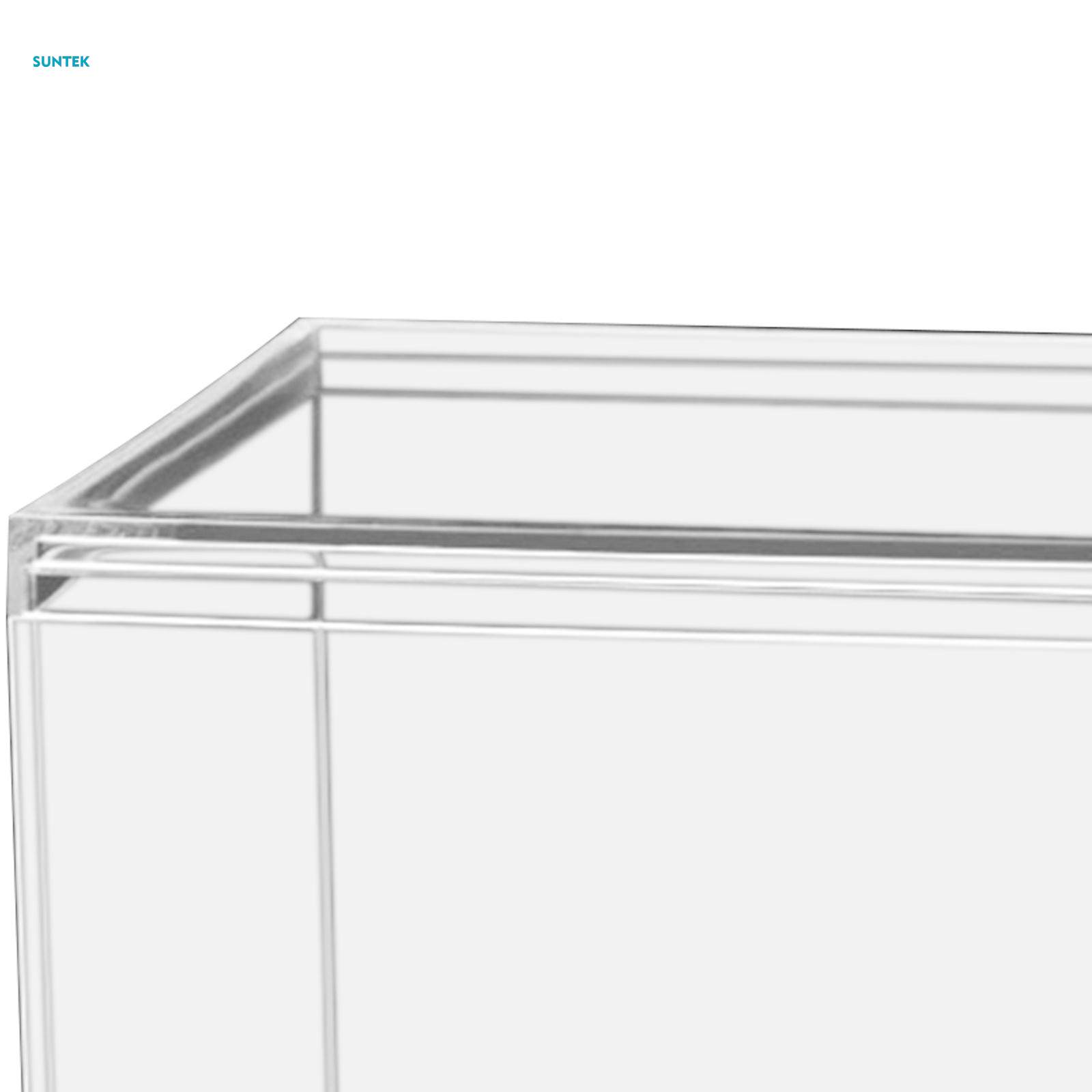 Clear Acrylic Storage Box Container Candy Snack Boxes Stackable for Home 10cmx10cmx10cm