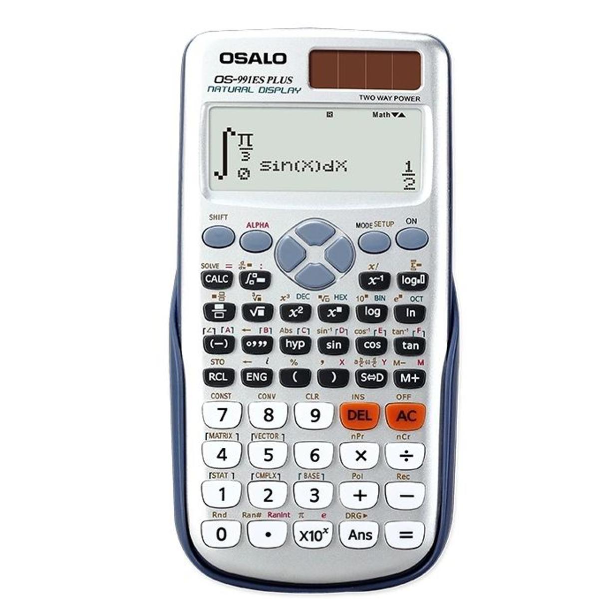 OSALO OS-991ES PLUS Scientific calculator for Students (Solar and Battery with 417 Functions)