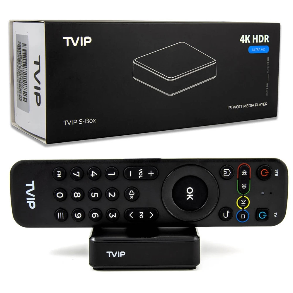 TVIP 710 4K HD Smart TV Box Android 11.0 Amlogic S905W2 H.265 VS Tvip 530 IP TV Box Support tvip710 usb wifi Media Player. 