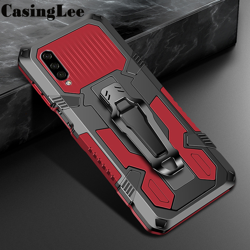 Protect Cover For Samsung Galaxy A70 Case Shockproof Armor Stand case with Metal Clip Back cover Samsung A70 Back Cover Mountaineering Phone Cases. 