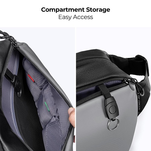 K&F Concept KF13.157 Multifunctional Waterproof Alpha Camera Sling Shoulder Side Bag. 