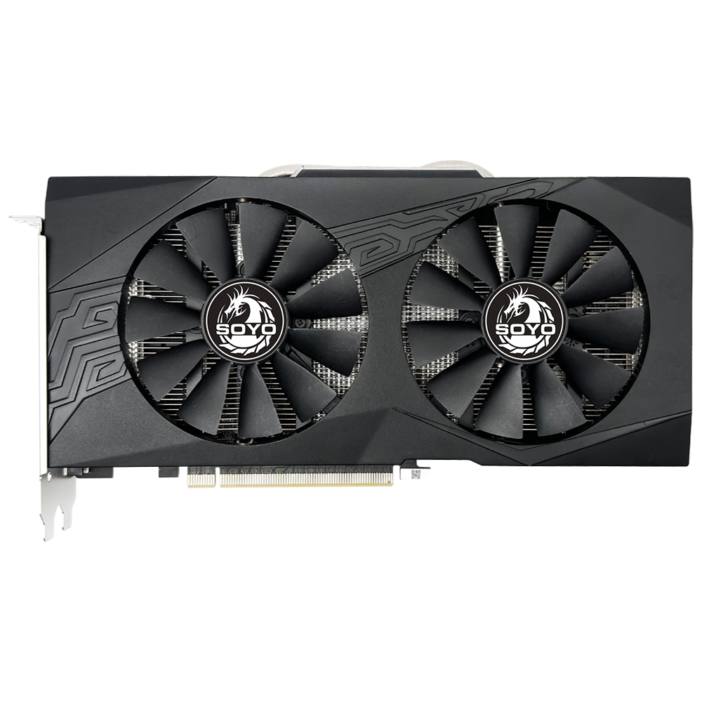 SOYO New AMD Radeon RX580 8GB gaming graphics card GPU 256bit GDDR5 8pin PCIe x16 3.0, suitable for desktop computers Video card. 