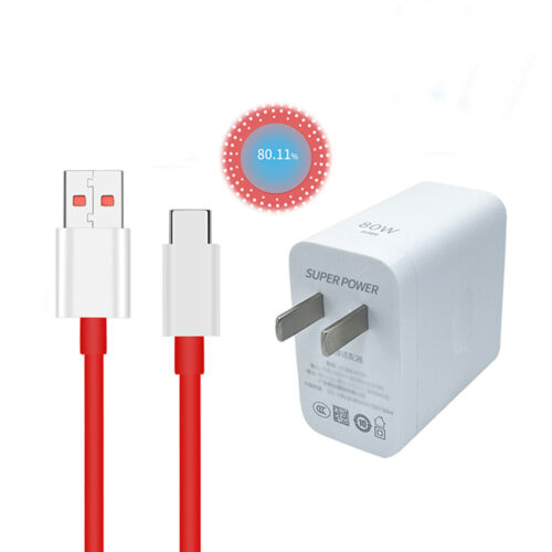 For OnePlus 10 Pro Find X5 Pro Fast Charger 80W Power Adapter Charging Cable. 