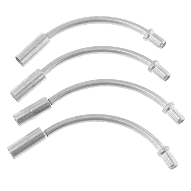 100 Pieces Bike Folding Cycling V Brake Noodle Linear Pull Brake Cable Guide Hose 90 Degree Bicycle Brake Parts