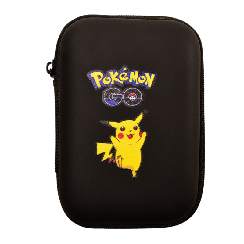 2022 new Pokemon can hold card collection bag zipper hard shell bag characters multi-purpose children's toys gifts. 