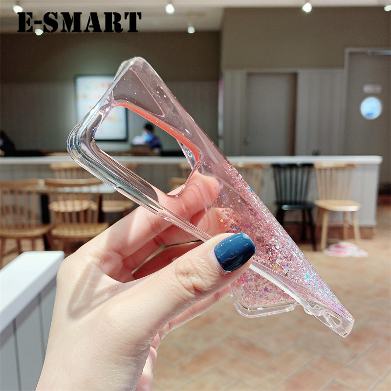 For Samsung Galaxy Note 10 Plus Case Glitter Silicone Soft Back Covers Starry Sky String Glitter Transparent Space Stars Moon Samsung Note10 Plus Back Cover. 