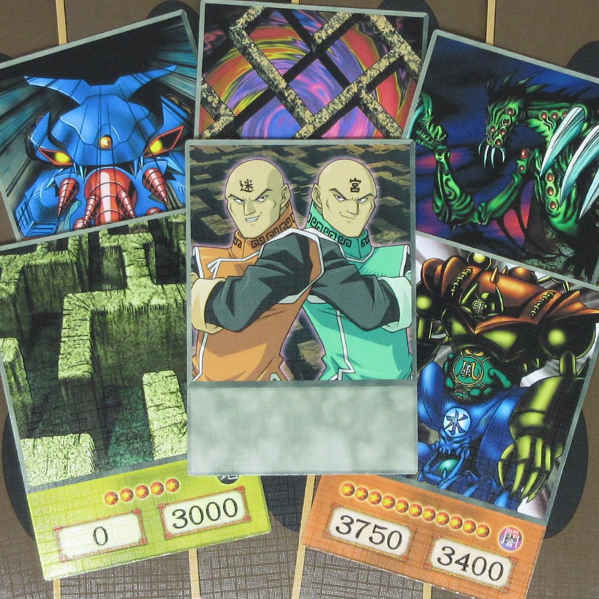 【happy one】16pcs/set Yugioh Paradox Brothers Cards Style Deck Labyrinth Wall Gate Guardian Character Token Yu-Gi-Oh! Orica