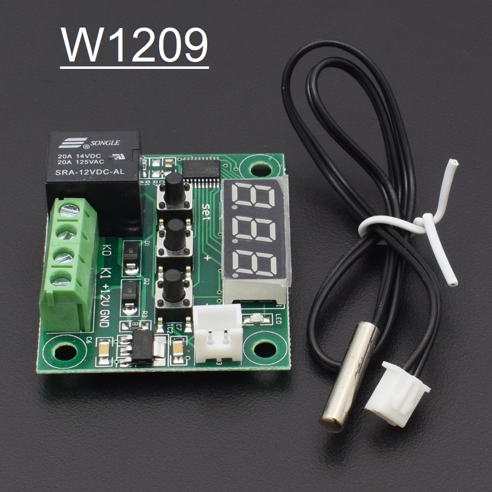 W1209 Digital Temperature Controller Clear Acrylic Case For Protection Circuit