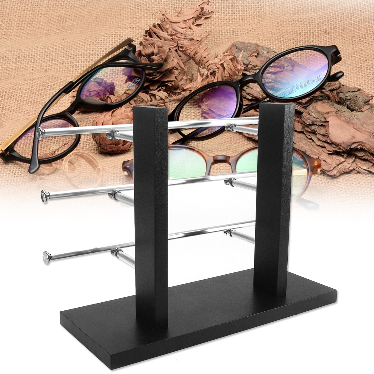 Vintage Sunglasses Eye Glasses Rack Display Stand Holder Organizer 3/4/5/6 Layer. 
