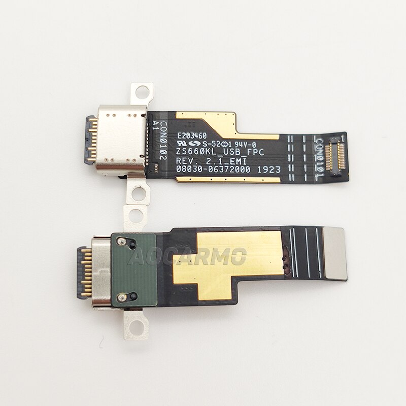 Aocarmo For ASUS ROG Phone 2 Type-C USB Charger Dock Charging Port Connector Flex Cable ROG Phone II ROG2 ZS660KL. 