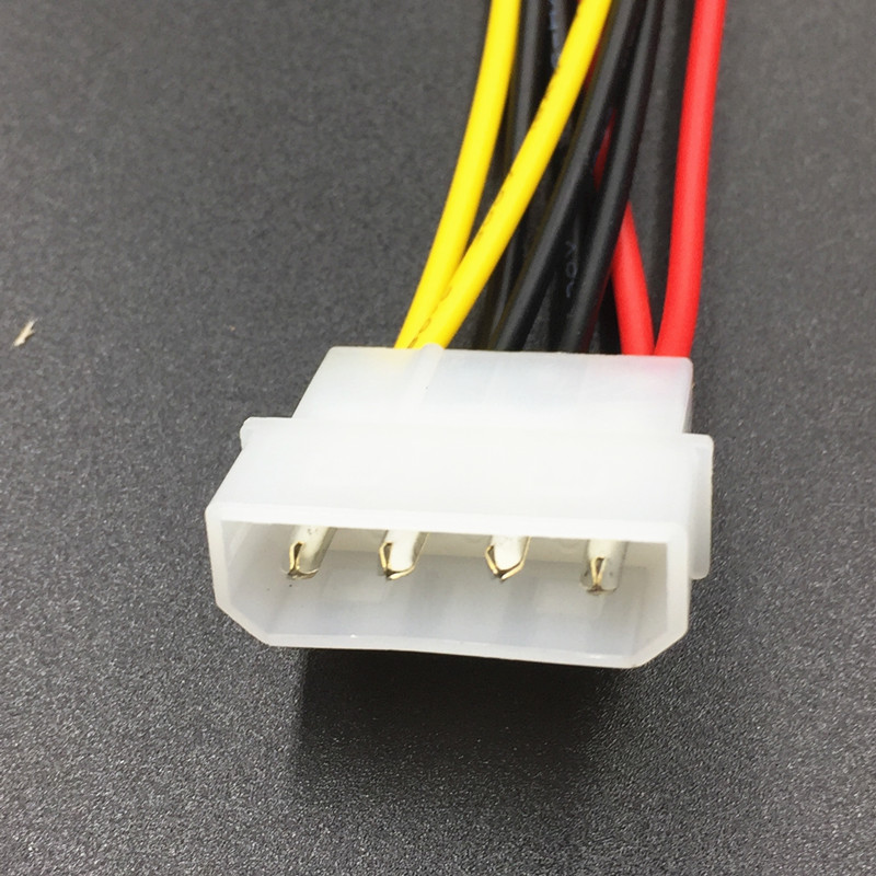 SATA Serial Cable Type D 4-pin Sata Power Cable, Suitable for Computers. 