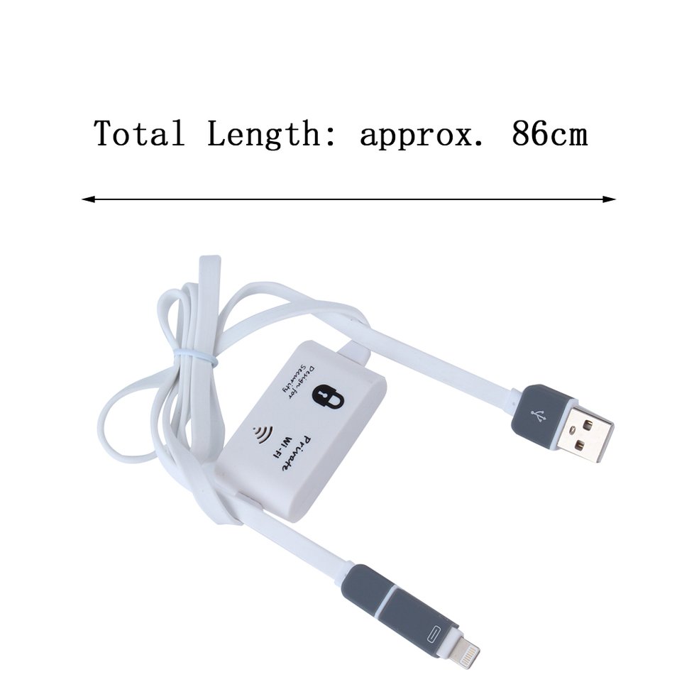 HA Multi-function Mini Practical WiFi Sharing Data Sync Charging USB Cable-1. 
