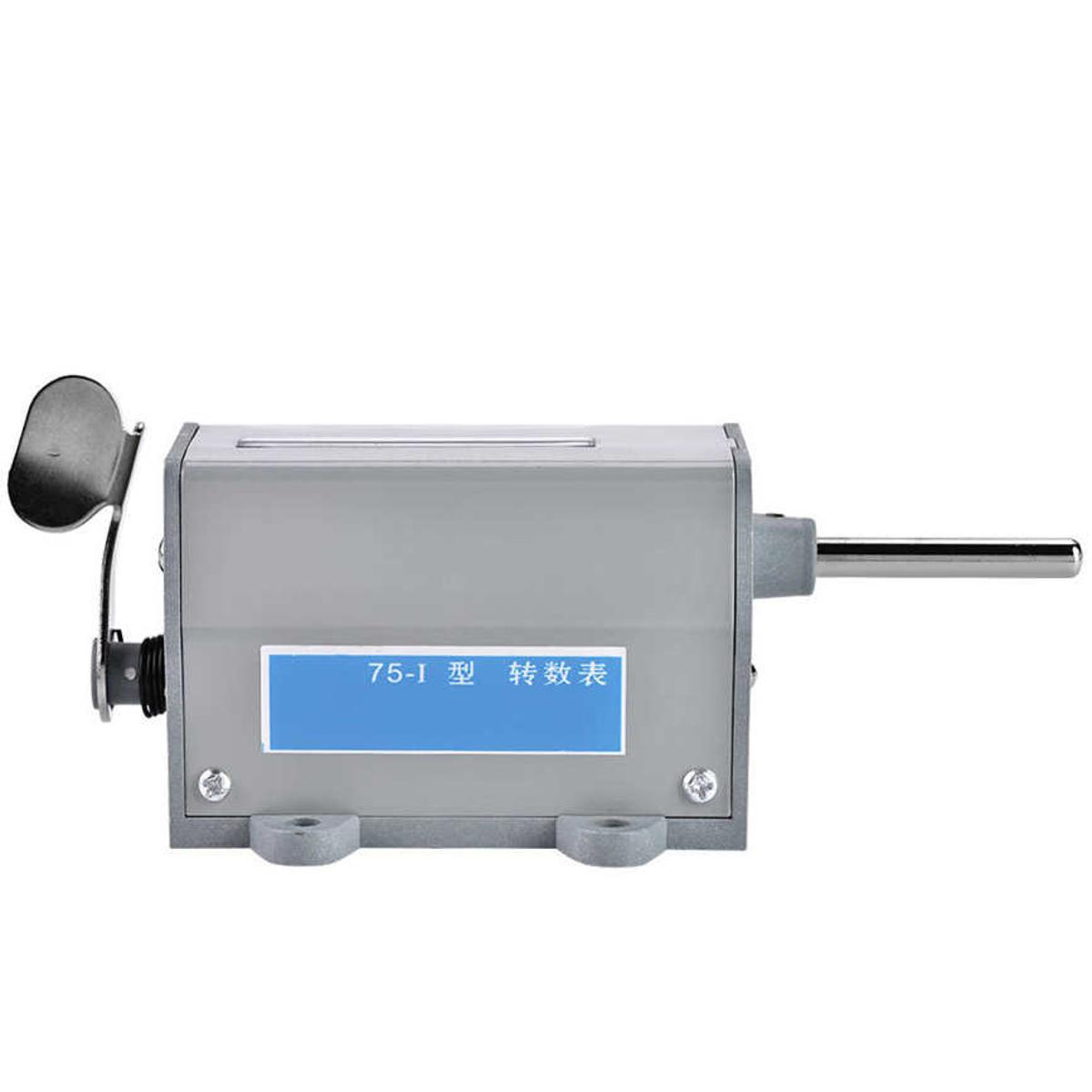 NEW 75-I 5 Digits Display Mechanical Resettable Rotary Revolution Counter
