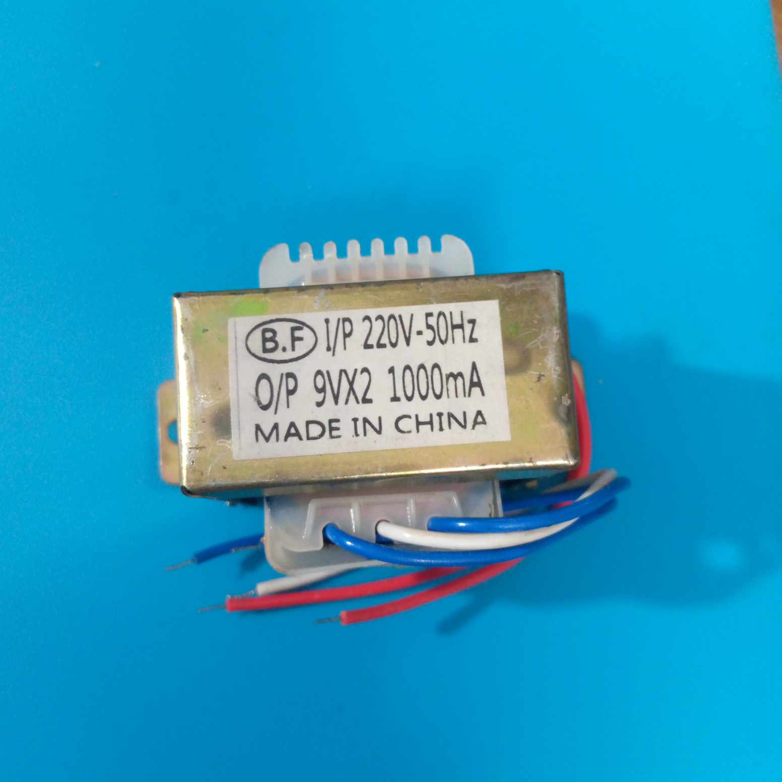 1Amp 9V Transformer 9V-0-9V 1000mA Input AC 220V 50Hz Output DC 9V Volt 1A Step Down Transformers For Power Supplies Adapters Electronics Project DIY. 