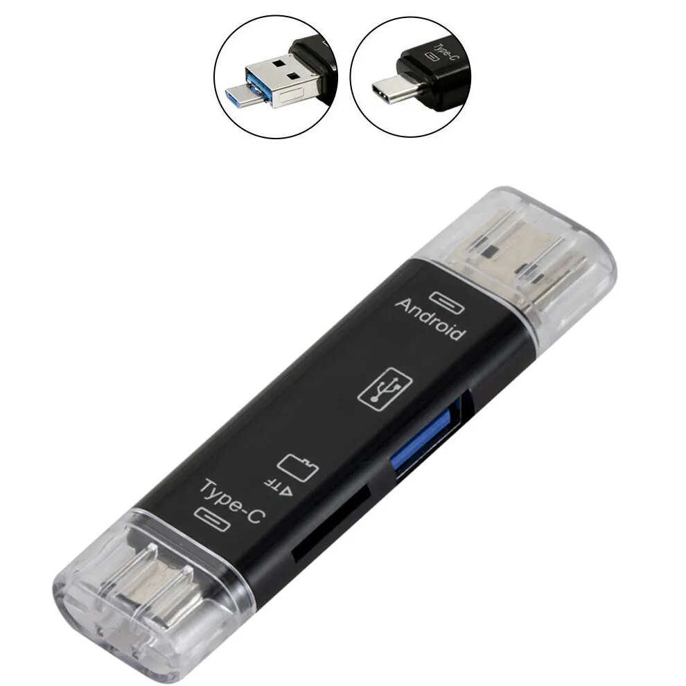 USB 2.0 Card Reader OTG Micro SD Card Reader For USB Micro SD Adapter Flash Drive Smart Memory Card Reader Type C Cardreader. 