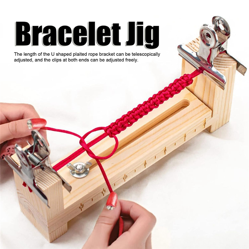 Bracelet Maker U Shape Scale Bracelet DIY Hand Knitting Bracelet Jig Braiding Tool