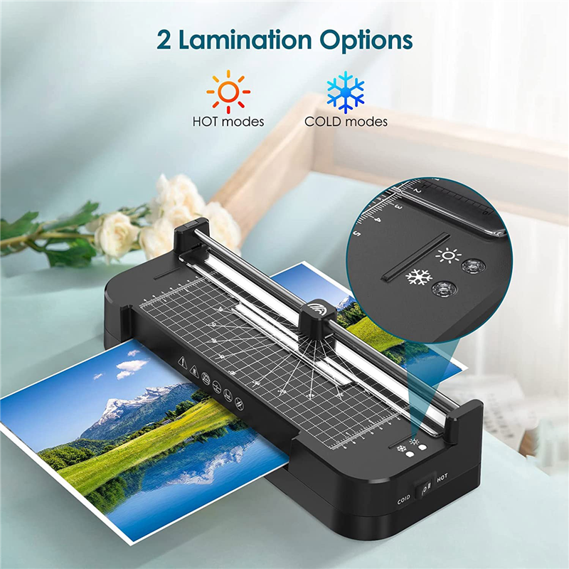 4-In-1 Laminator Thermal Laminating Machine Lamination Kit Laminator Machine for Office Home Classroom -US Plug. 