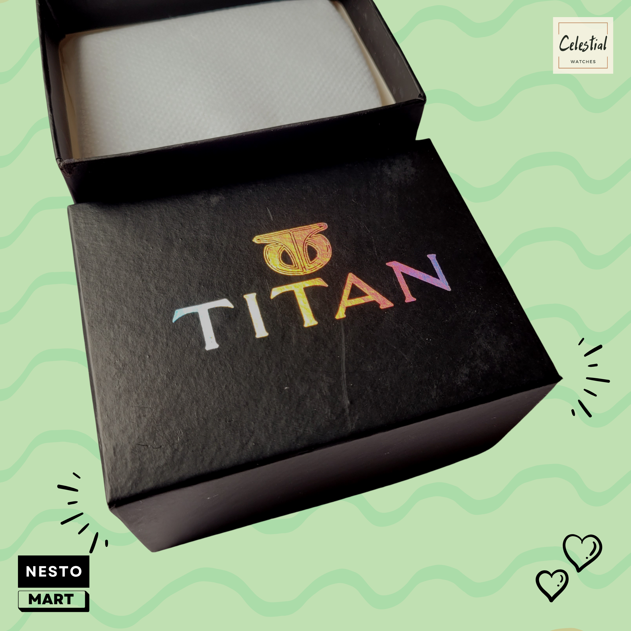 Titan watch gift online box