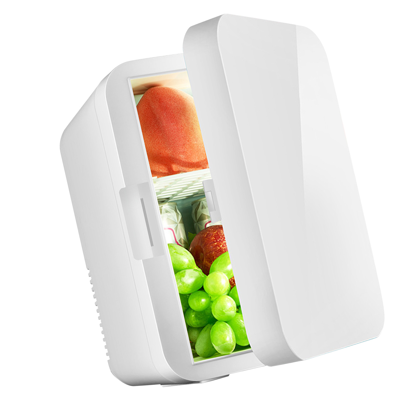 Compact refrigerator small refrigerator door refrigerator and freezer 8L mini refrigerator stylish space saving multiparterpus single door mini fridge. 