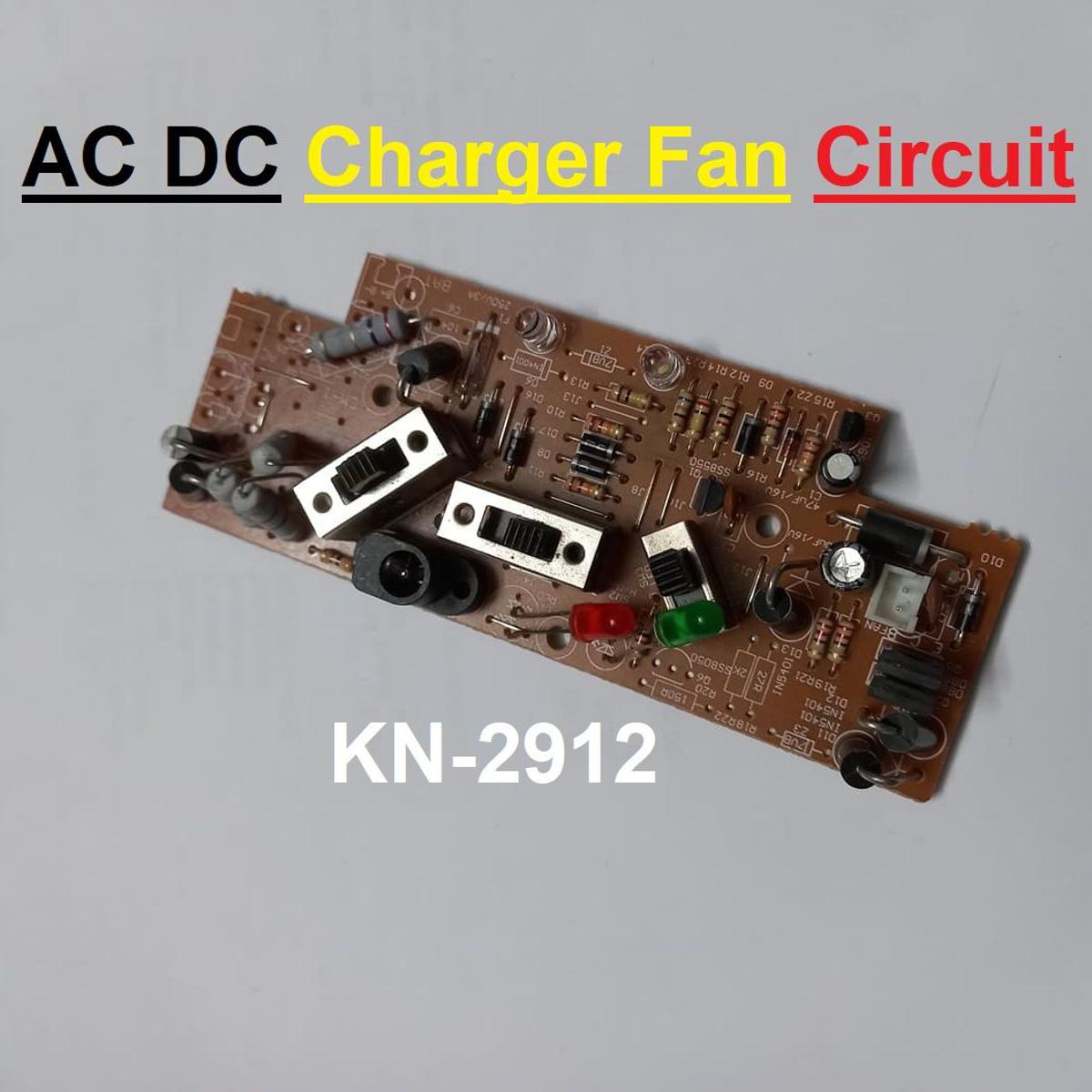 KN-2912 Charger FAN Circuit DC  6V Light Fan Charger Circuit Charging Control Fan Circuit Board For AC DC Charger Fans