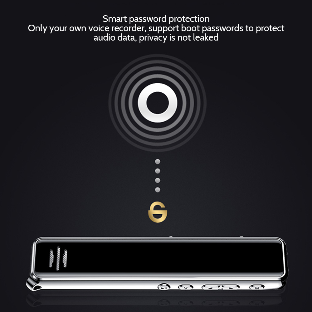 RD Q22 Mini Digital Voice Recorder Audio Pen 8GB 16GB 32GB Business Conference Voice Activated Recording Long Standby Large Capacity External MP3 Player. 