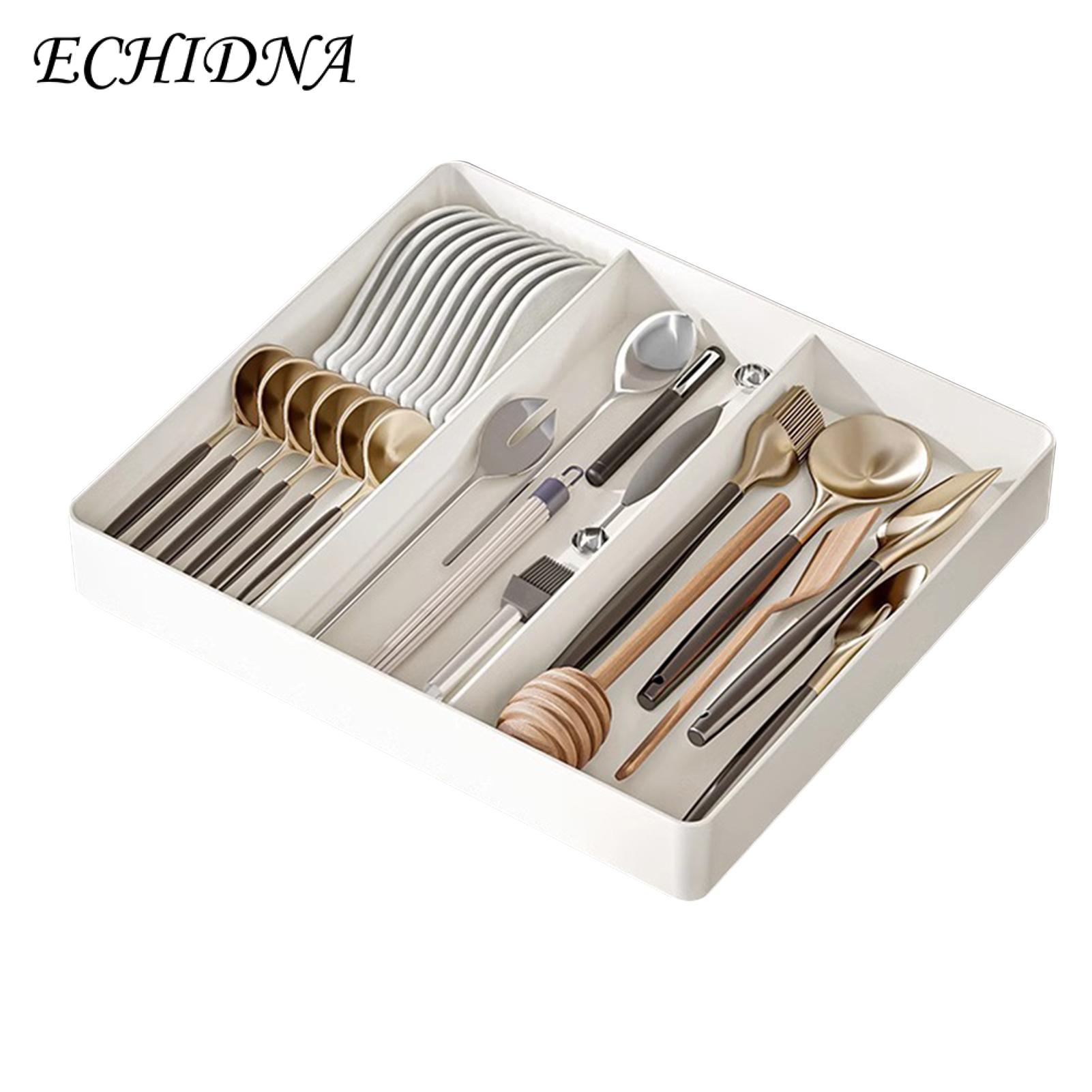 Retractable desktop drawer storage box to solve drawer clutter; made of high-quality plastic material, easy to clean, strong and durable